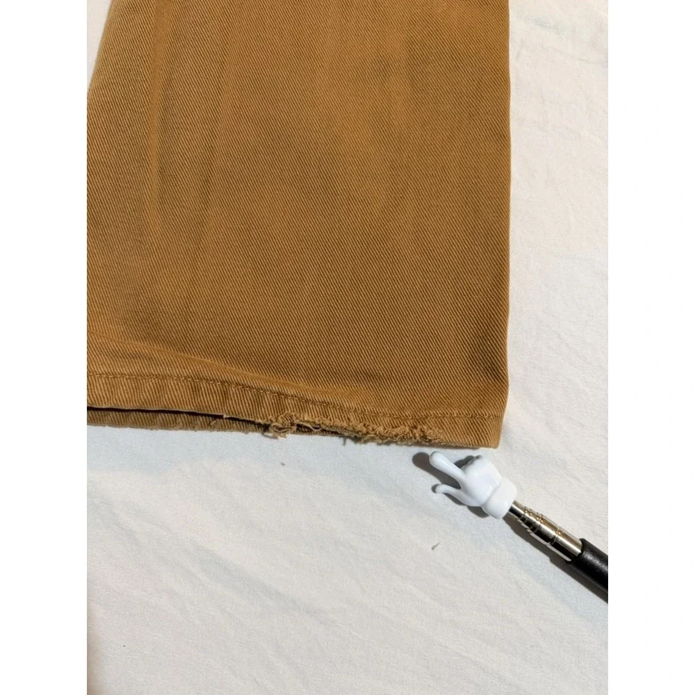 L.L. Bean Mens 100% Cotton Straight Fit Khaki Jeans‎ Size 31x32